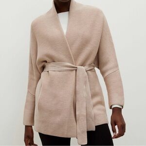 M.M.LaFleur Morandi Merino Wool Knit Cardigan Sweater - M/L